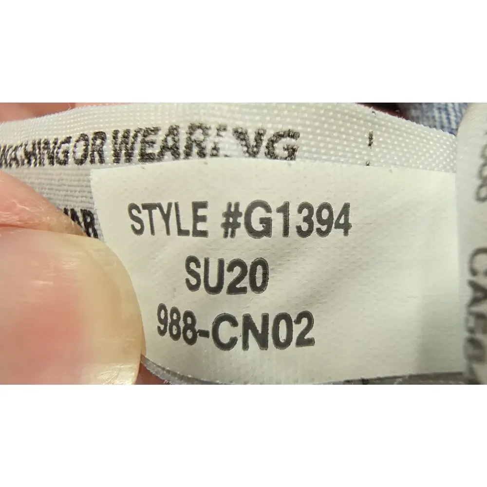 J. CREW Women's Western Chambray Shirt in Vintage Indigo Pearl Snaps 8 - Picture 11 of 13